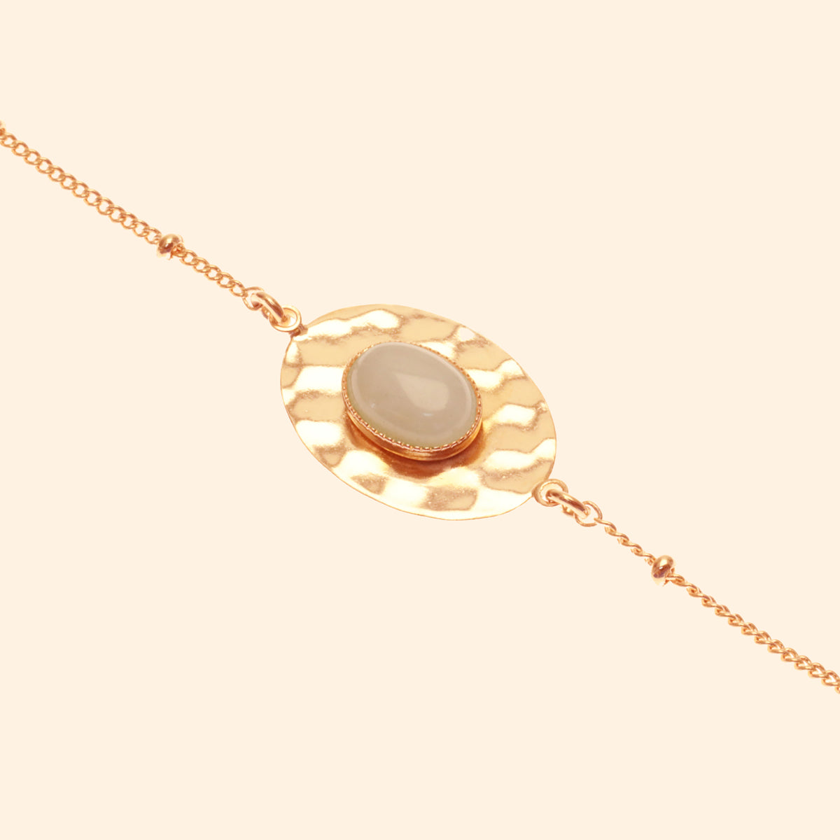 Bracelet Elisa pierre naturelle ajustable