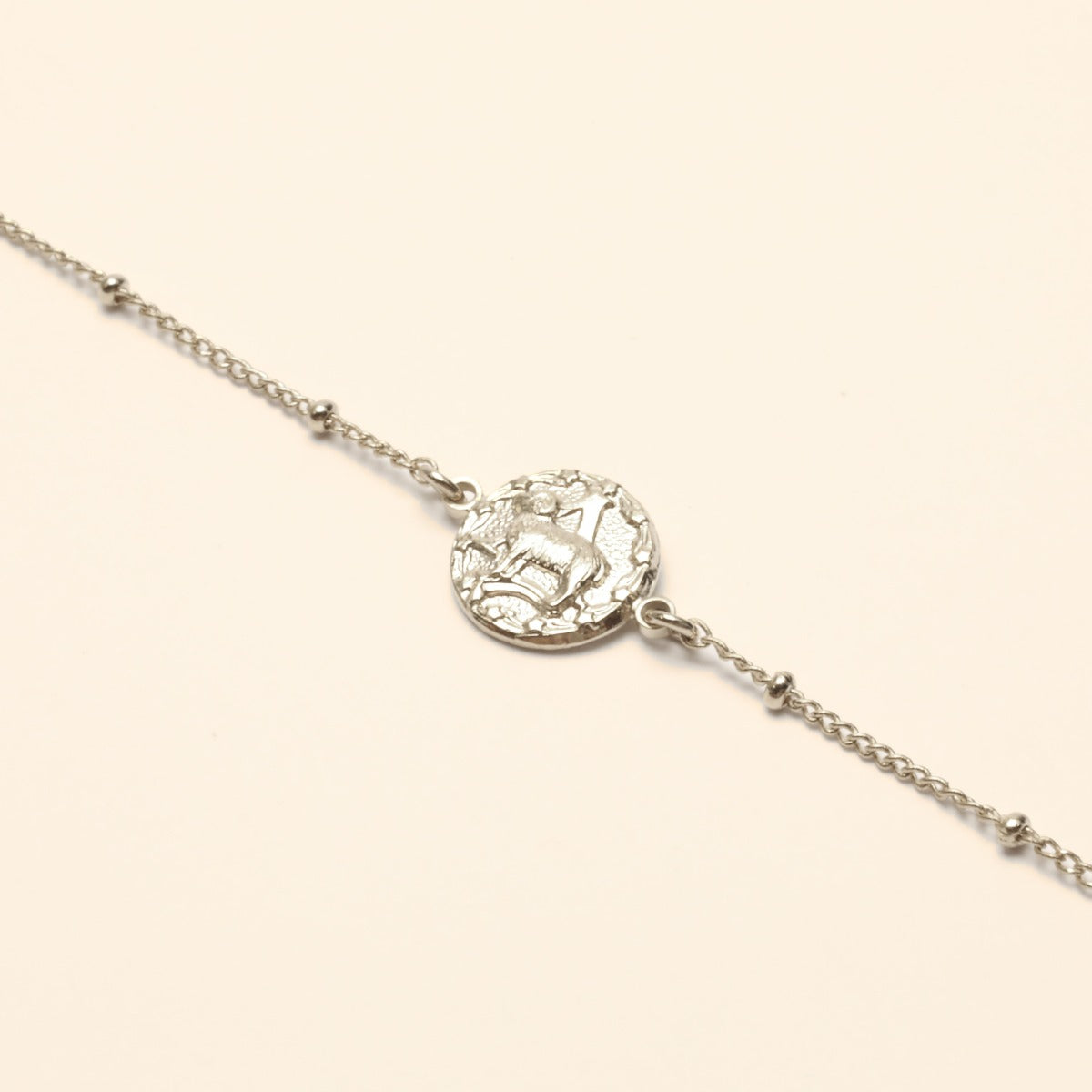 Collier ajustable signe astro belier argent