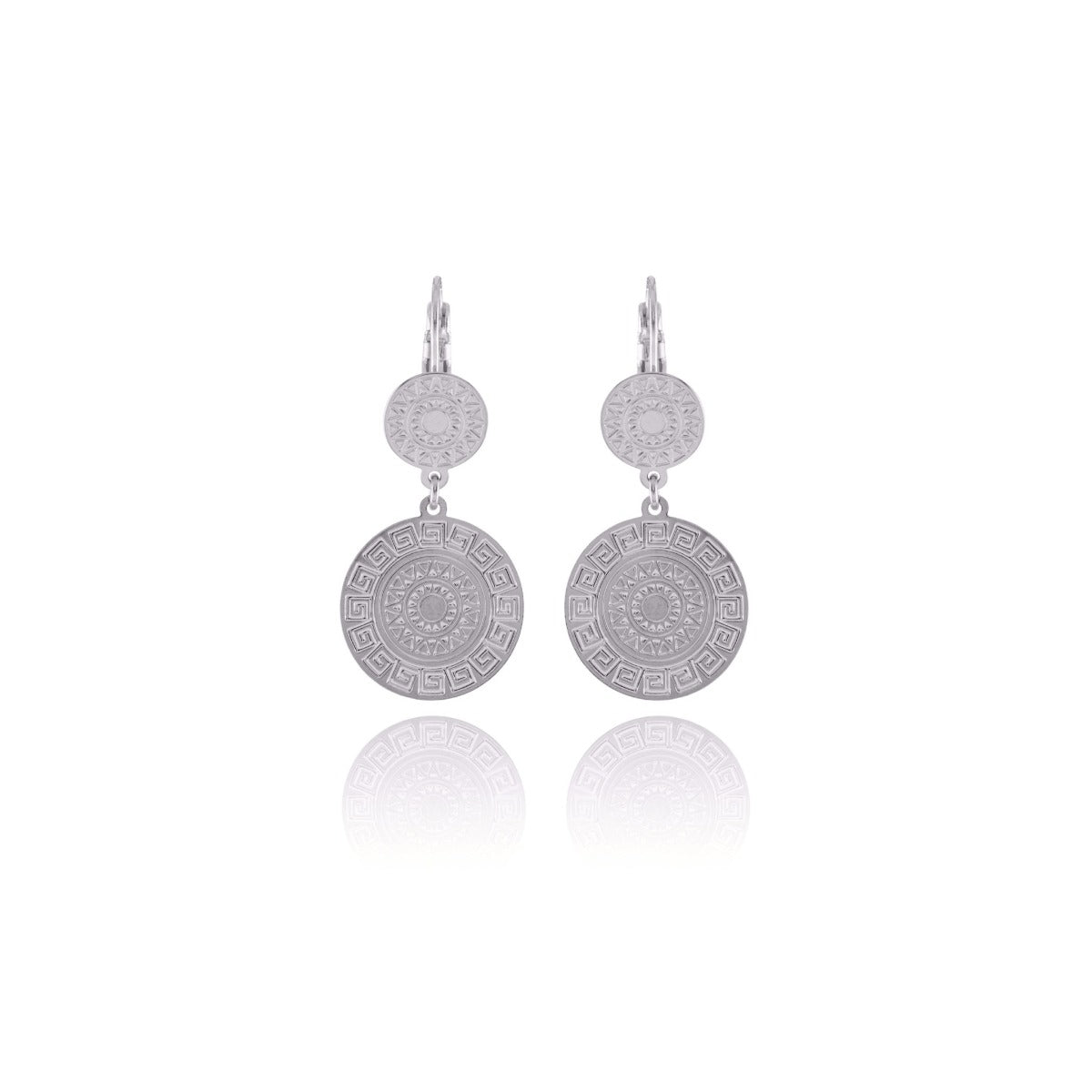 Boucles mayas argent