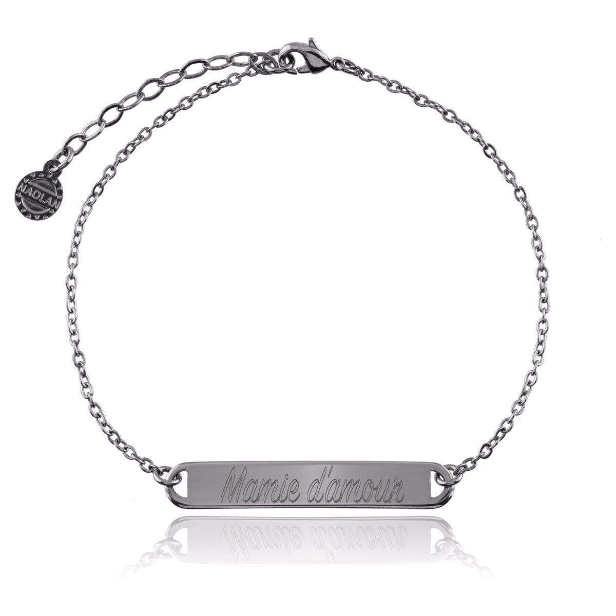 Bracelet mamie d'amour argent