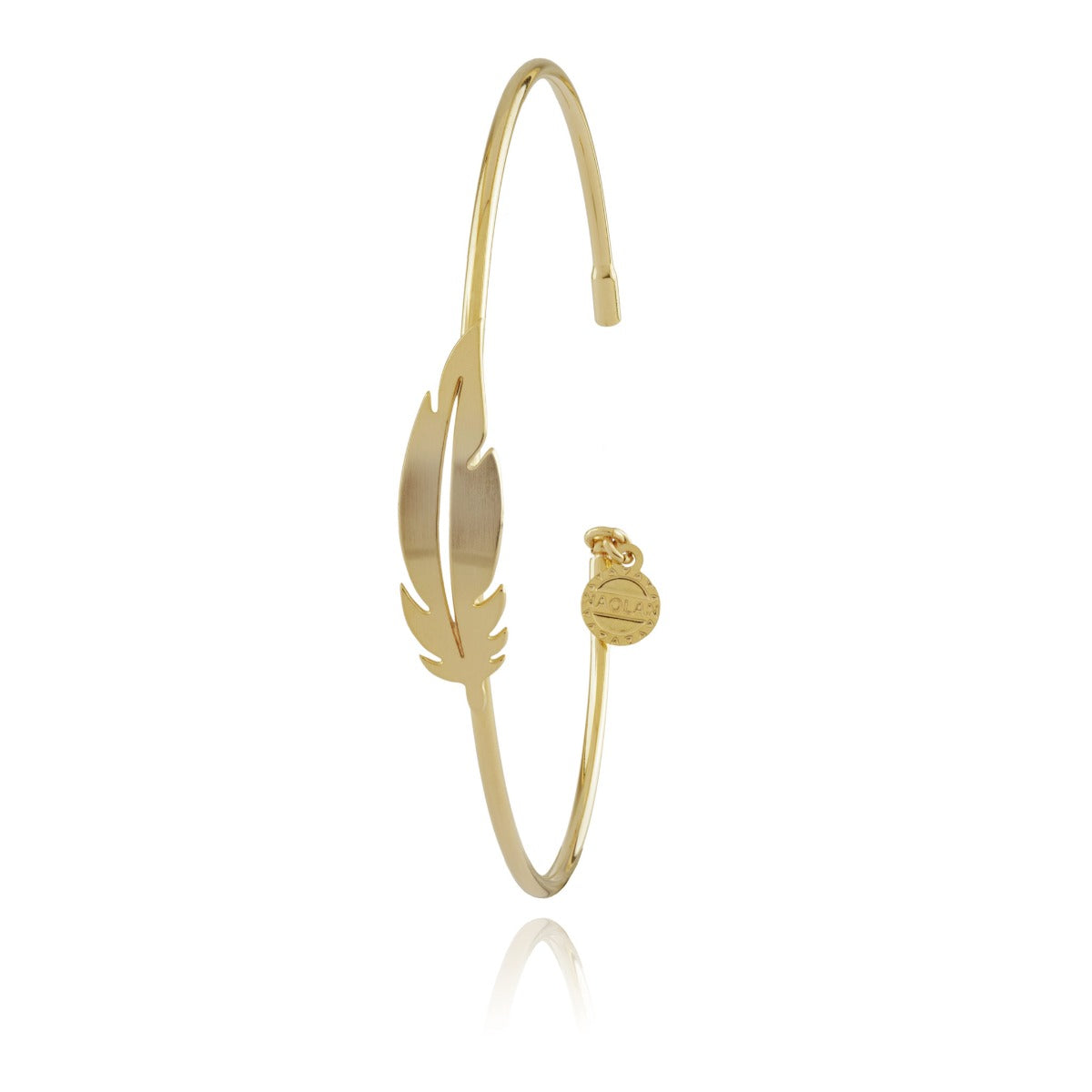 Bracelet Jonc Plume