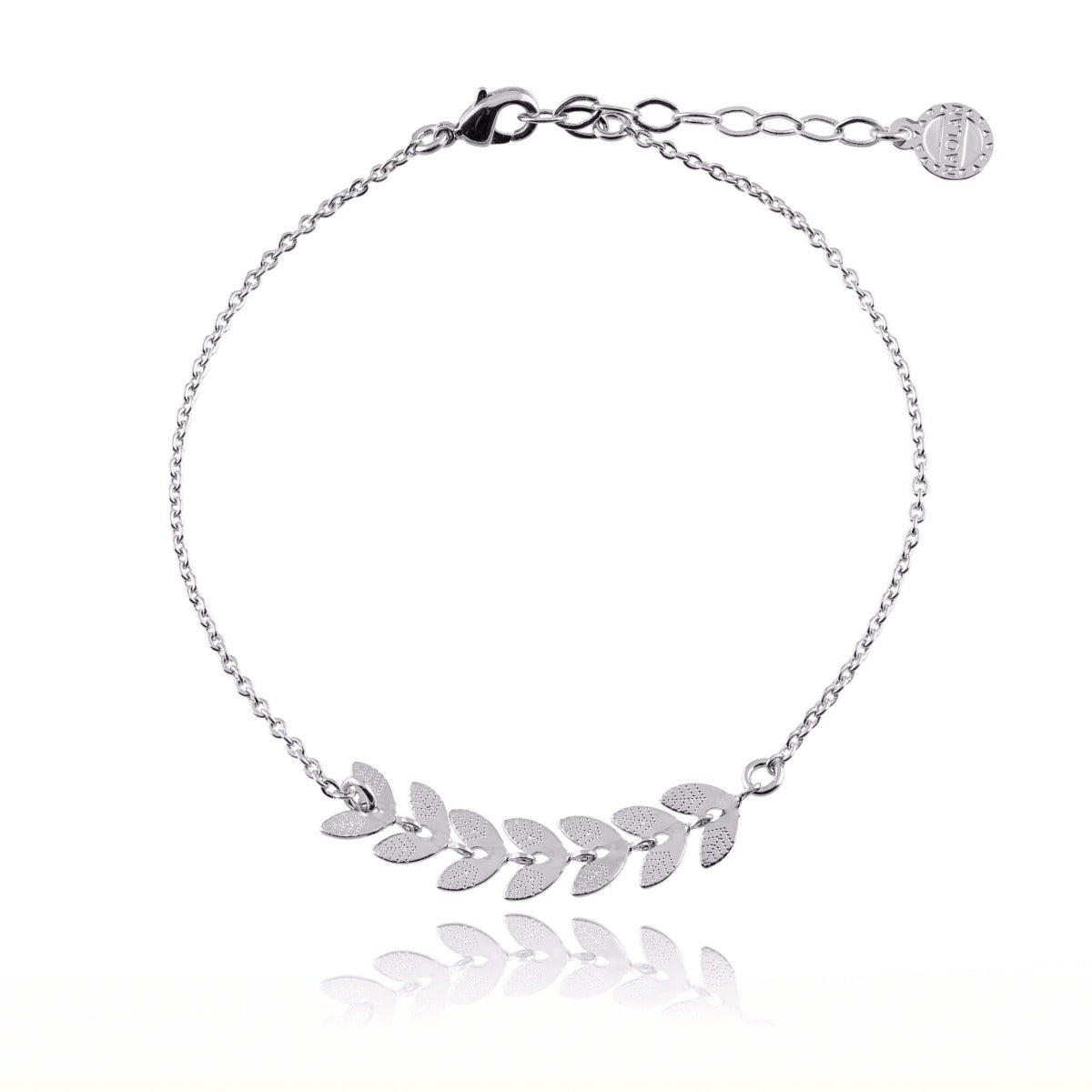 Bracelet ajustable épi de Laurier Feuilles de saison pampilles tendance