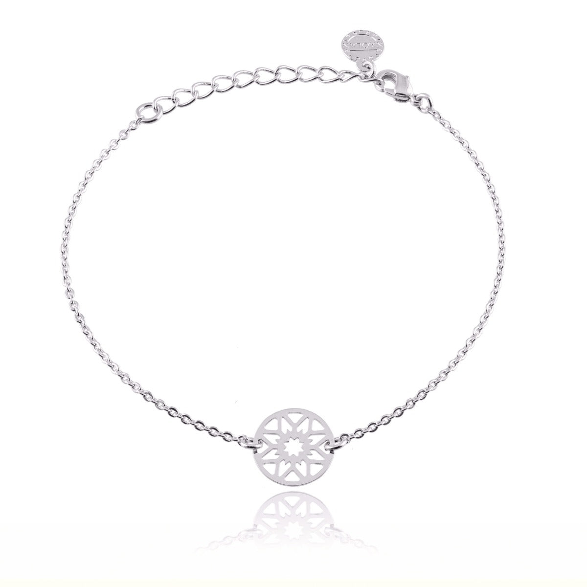 Bracelet Ikat argent ajustable