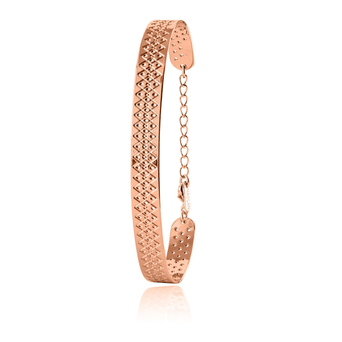 Bracelet jonc géométrie réglable