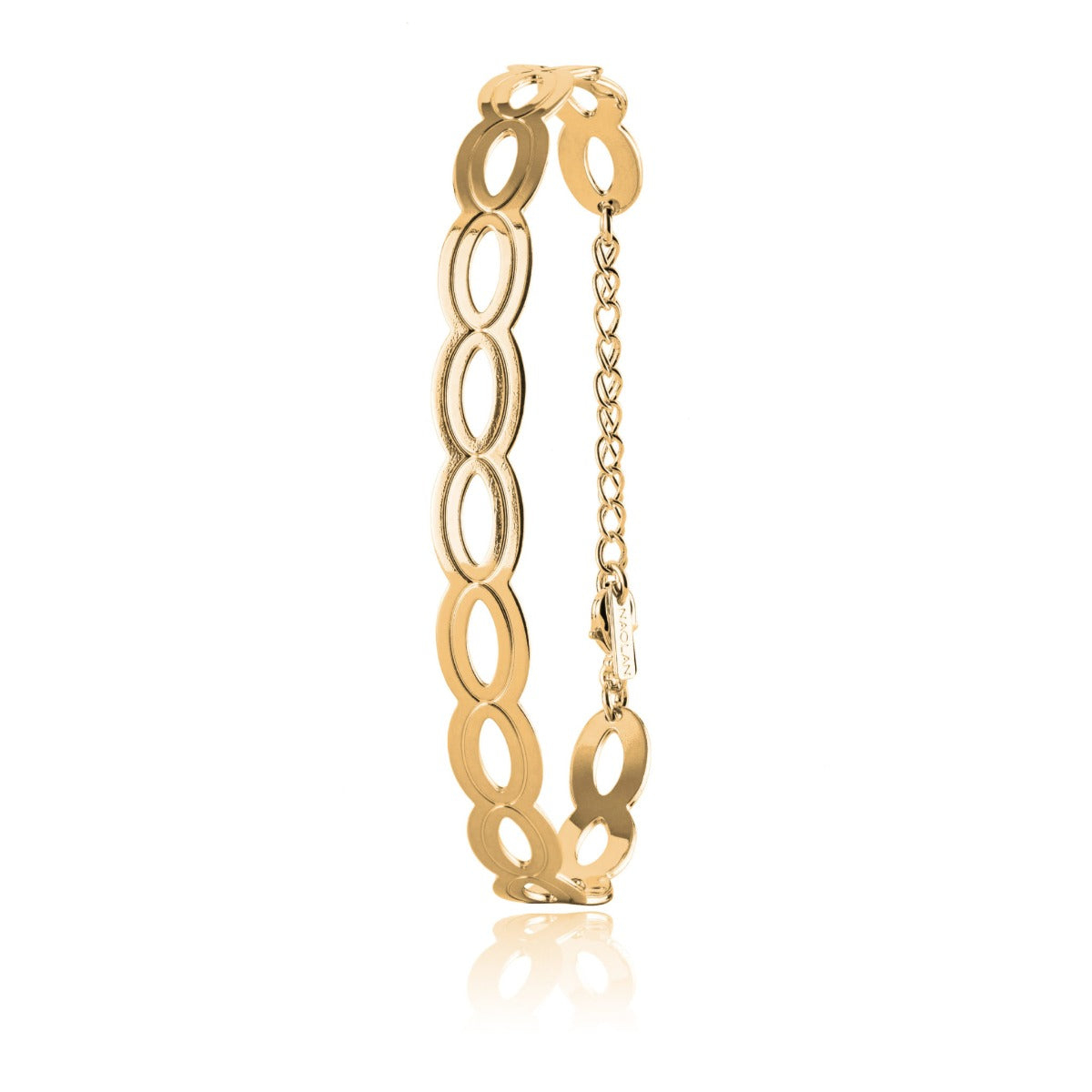 Bracelet Jonc multi-ovale réglable