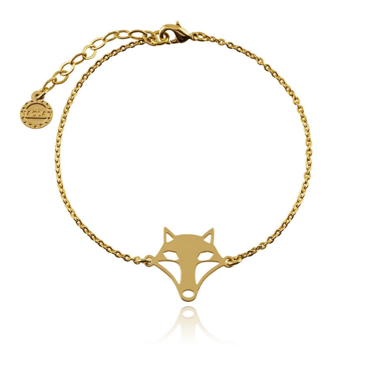 Bracelet renard or