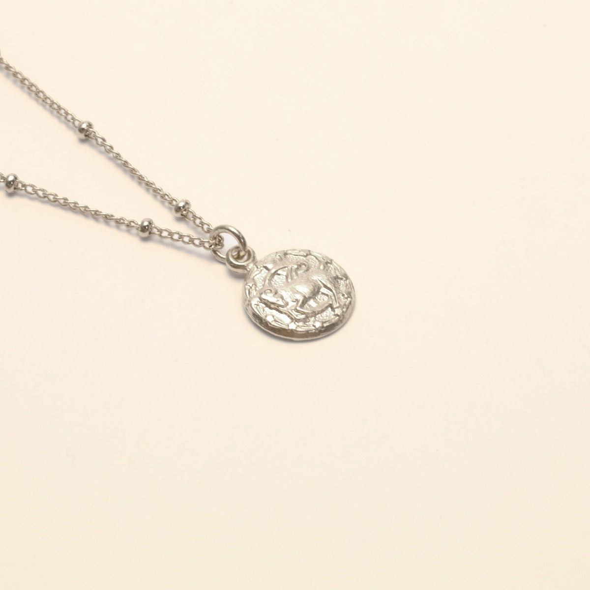 Collier signe zodiaque argent capricorne