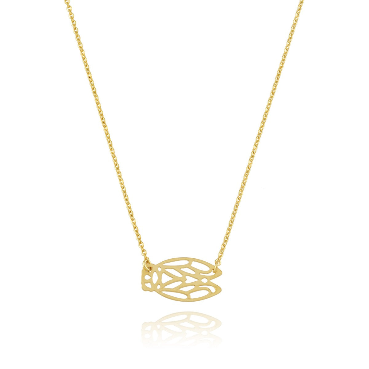 Collier chaine fine ajustable Cigale du sud provence origami