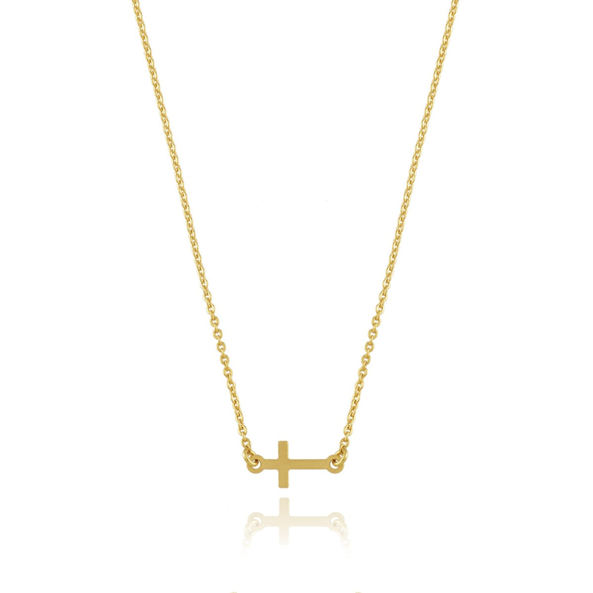 Collier croix or