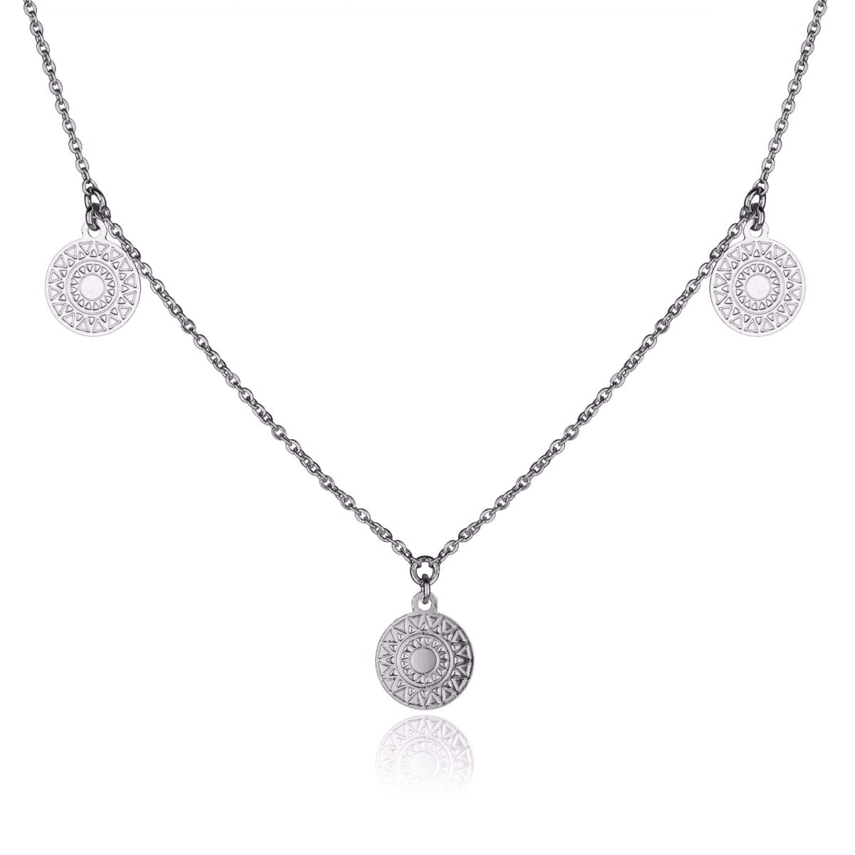 Collier mayas à trois pendentifs