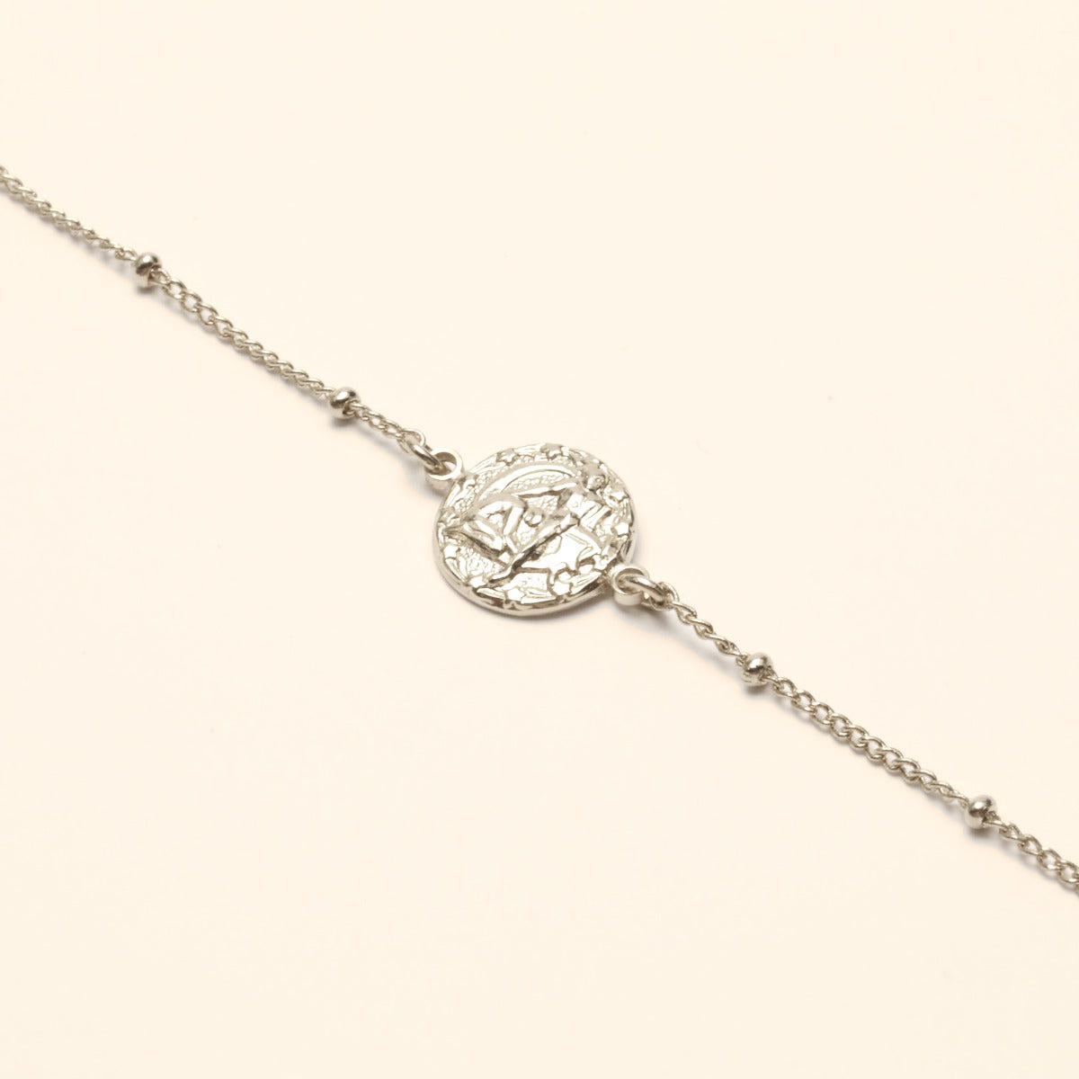 Collier ajustable signe astrologique gémeaux argent