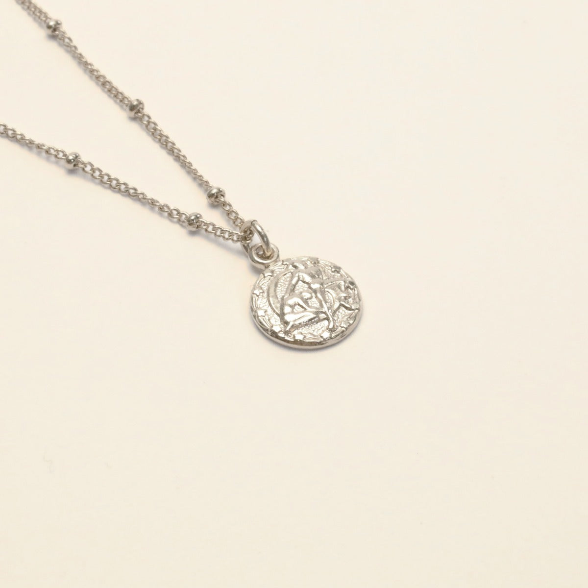 Collier signe zodiaque gémeaux argent