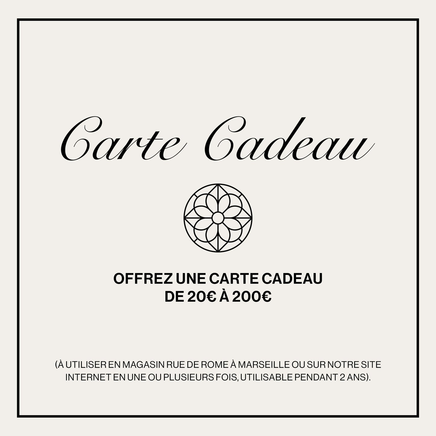 Carte Cadeau