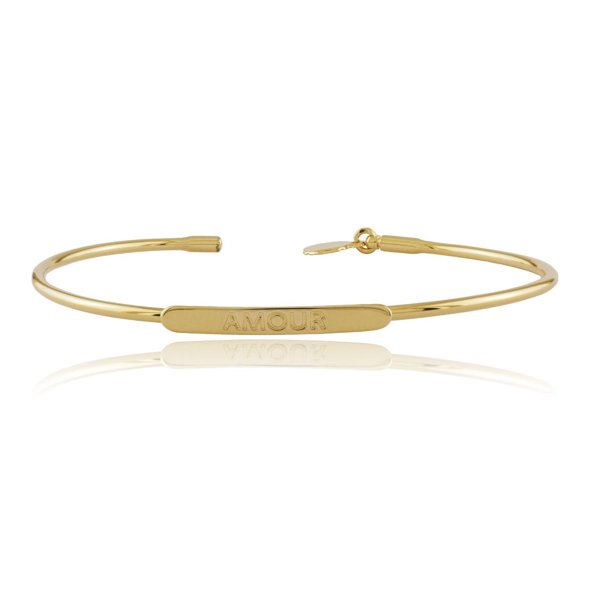 Bracelet jonc amour or