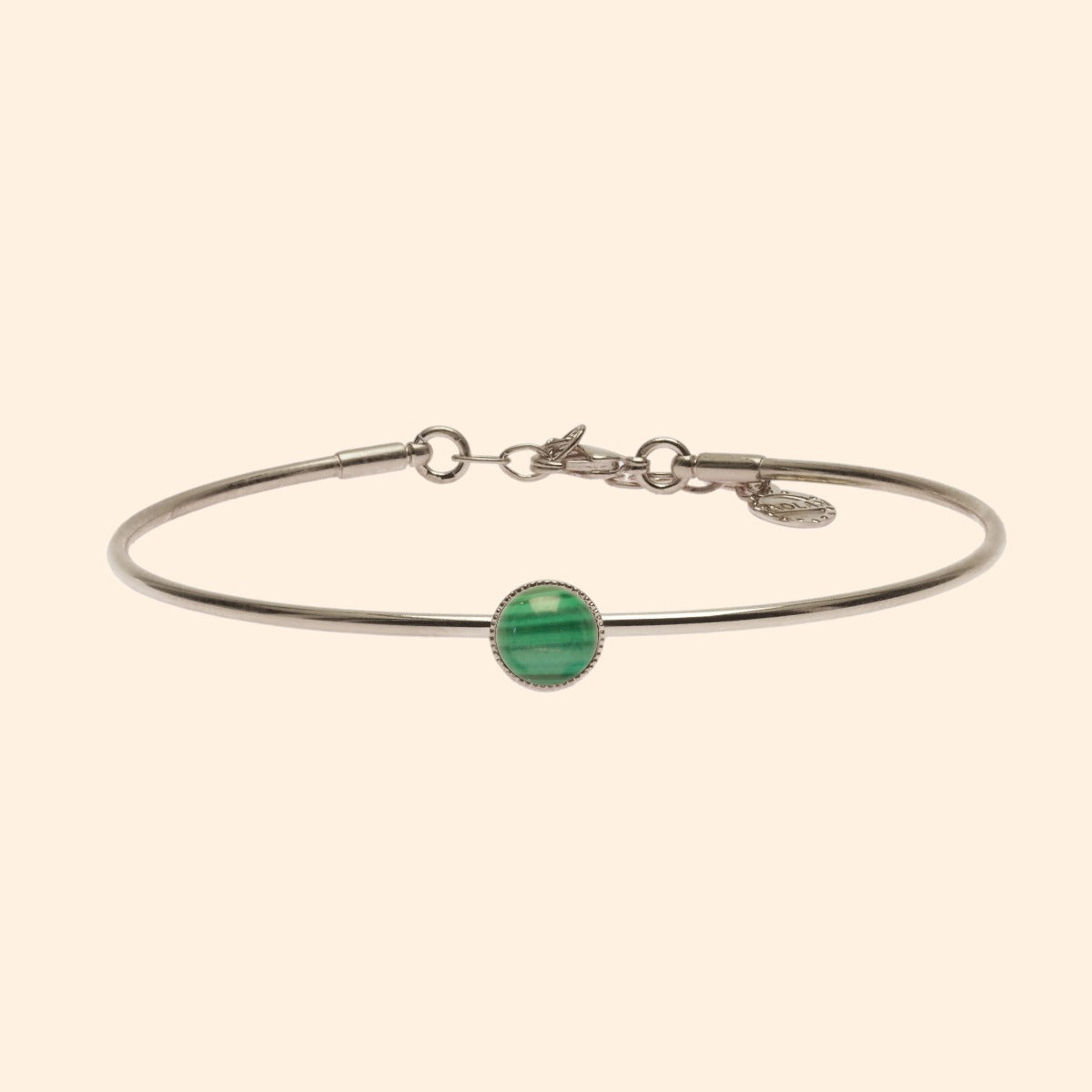 Bracelet jonc fin natura rond