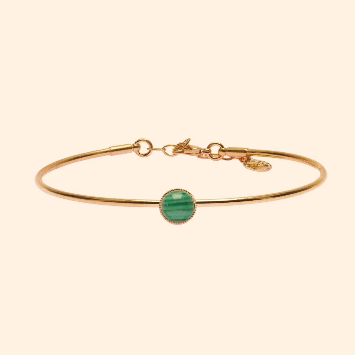 Bracelet jonc fin natura rond