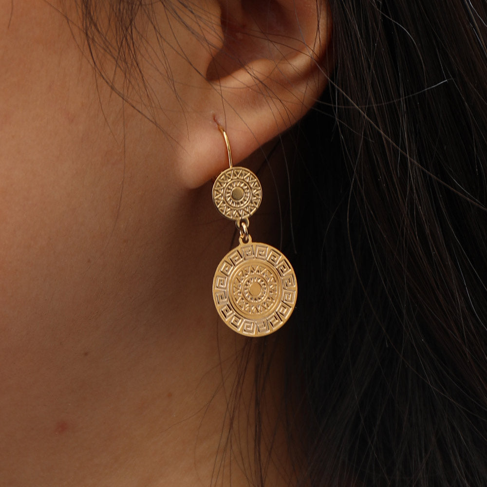 Boucles Mayas pampille
