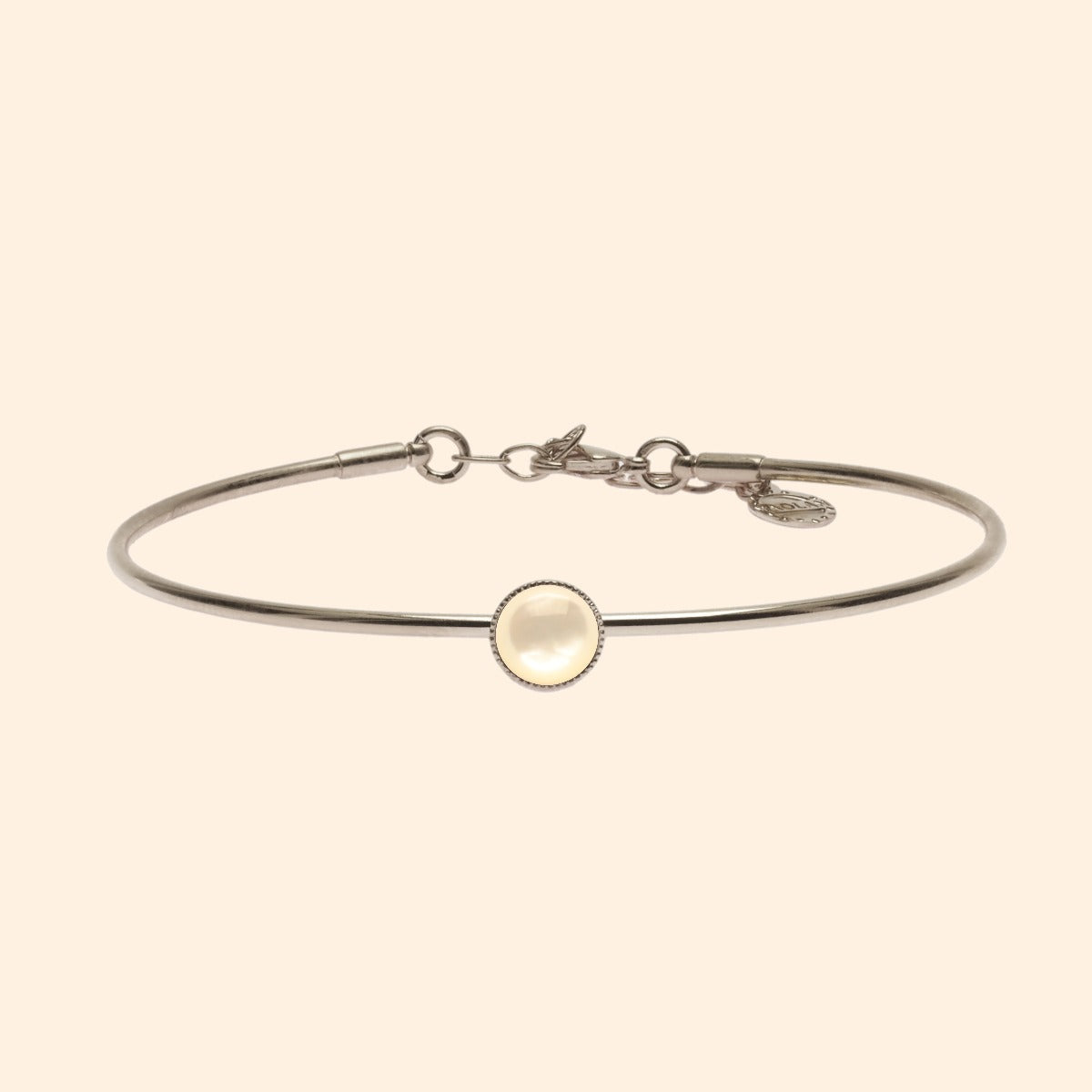 Bracelet jonc fin natura rond