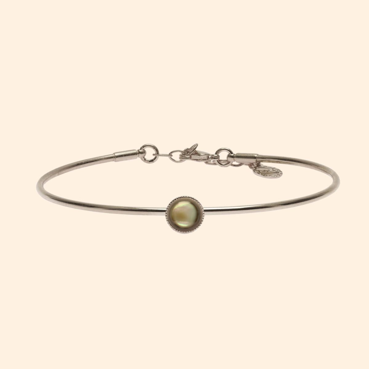Bracelet jonc fin natura rond