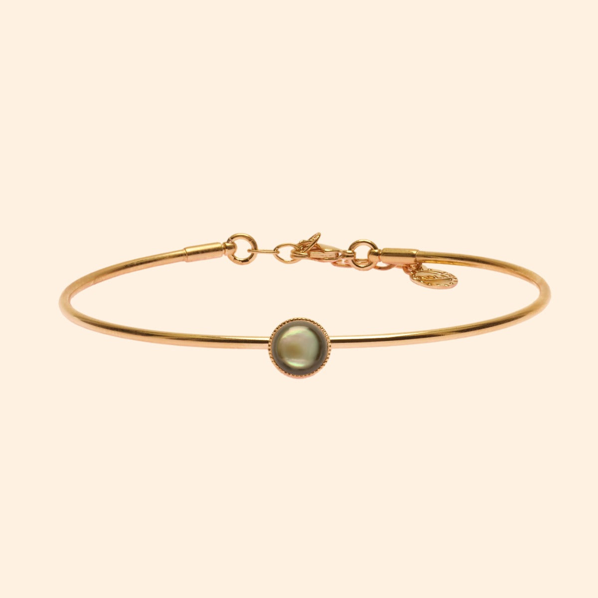 Bracelet jonc fin natura rond