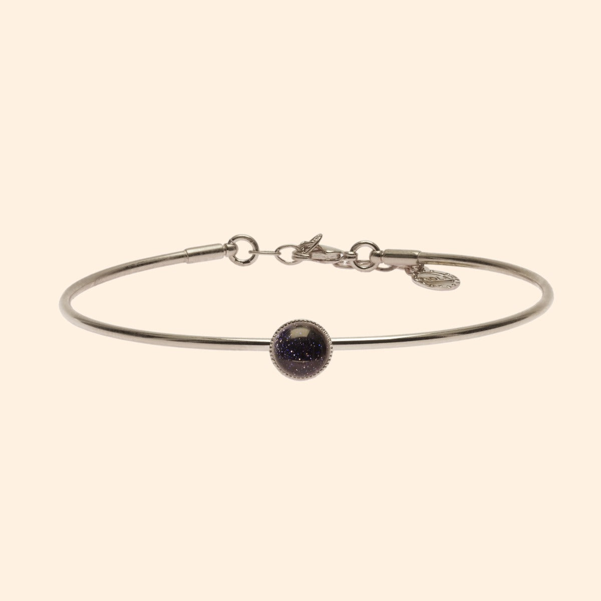 Bracelet jonc fin natura rond