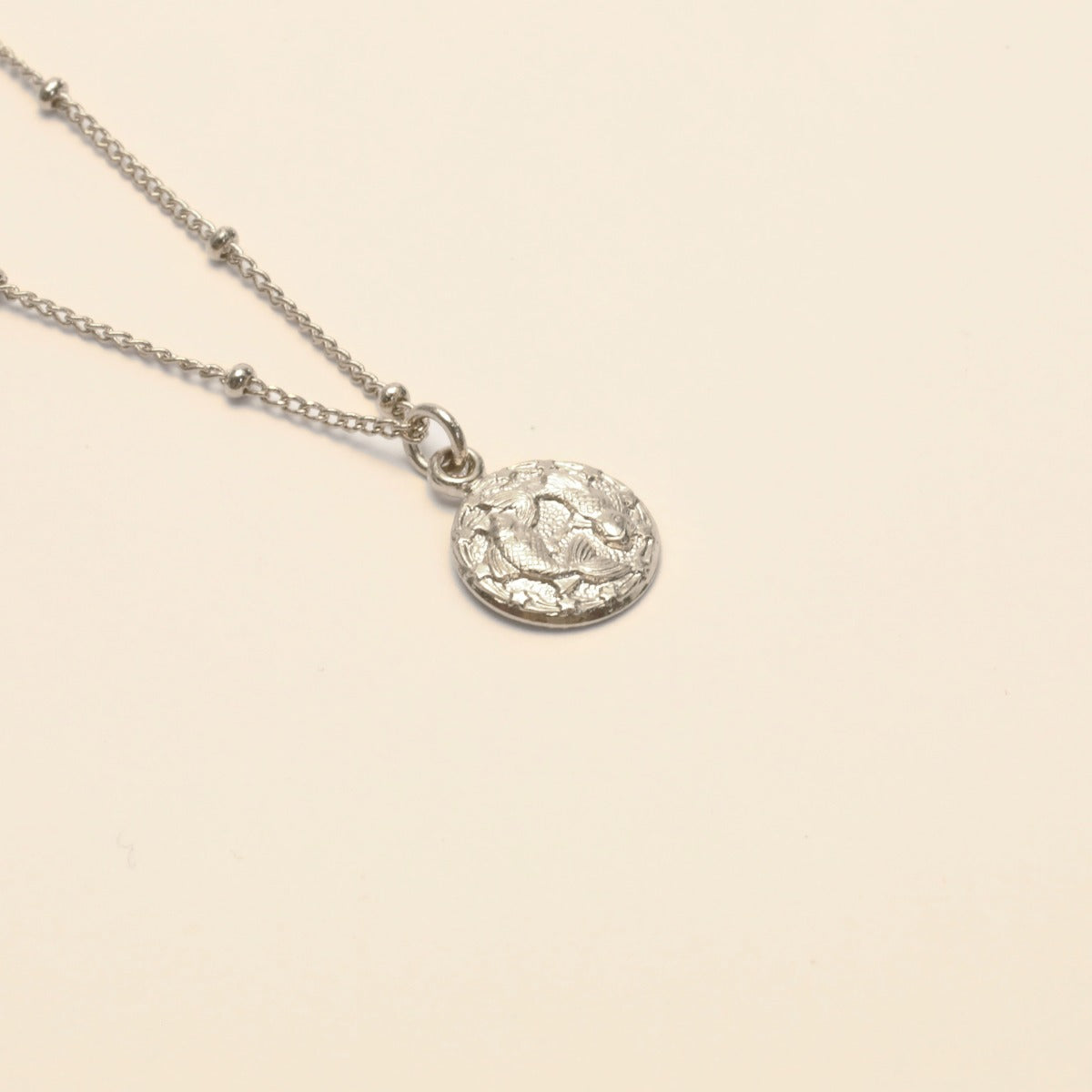 Collier signe zodiaque argent poisson