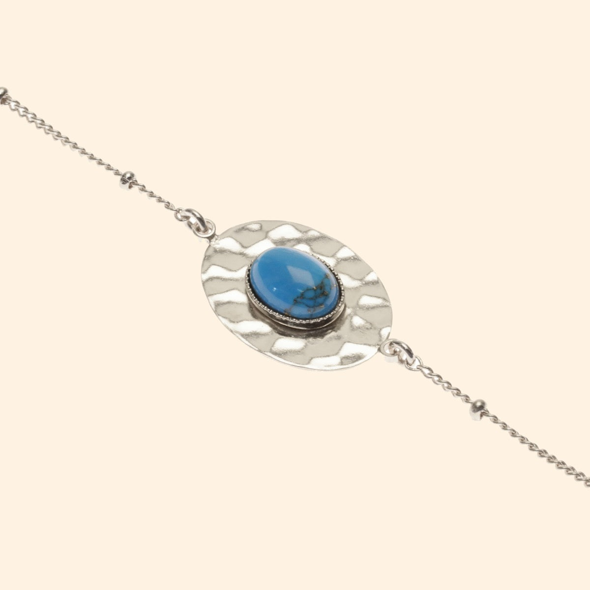 Bracelet Elisa pierre naturelle ajustable