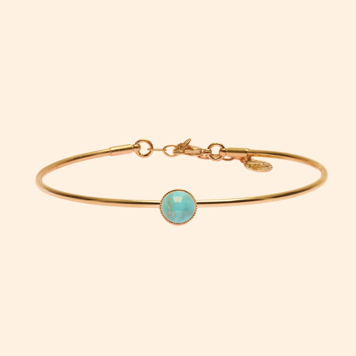 Bracelet jonc fin natura rond