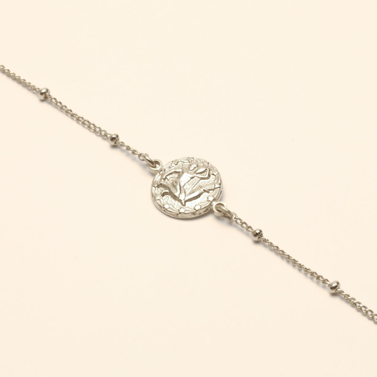 Collier ajustable argent signe astrologique verseau