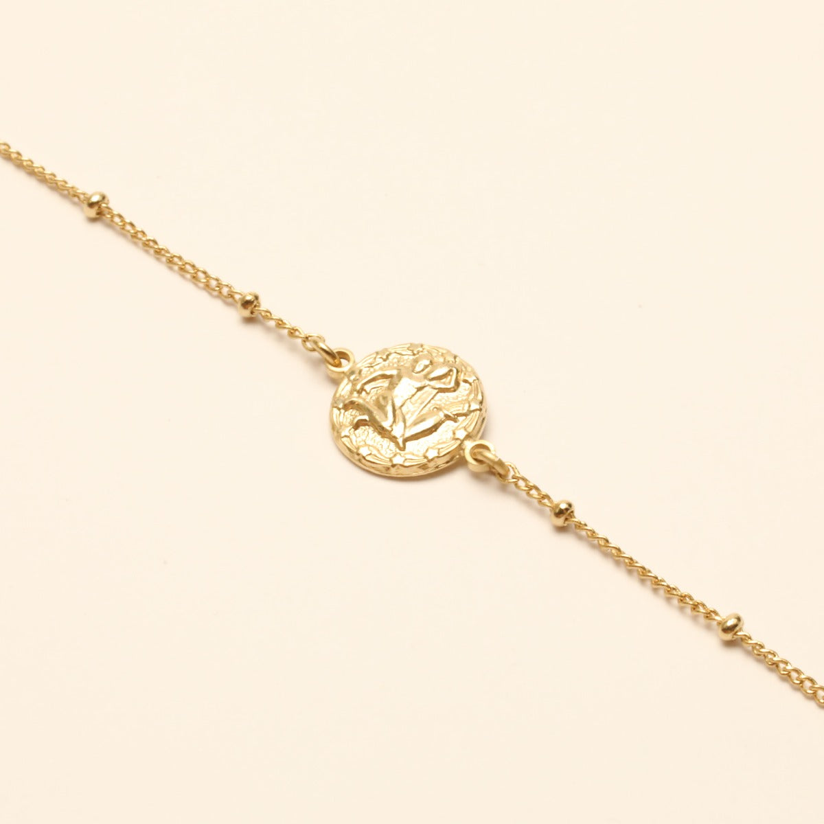 Collier ajustable signe astrologique verseau doré