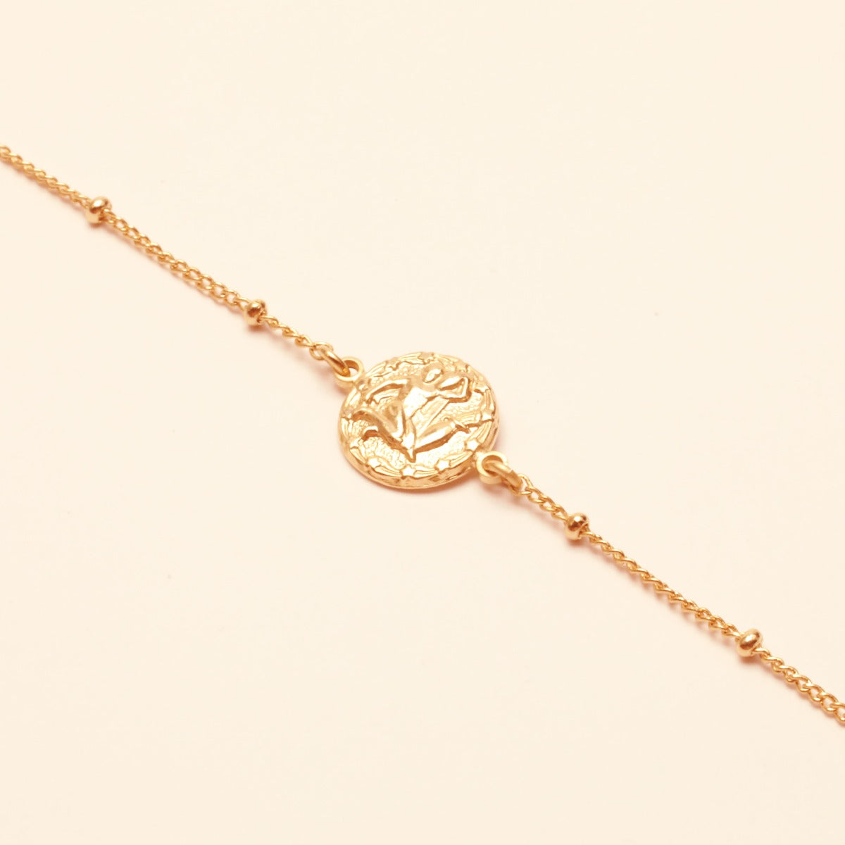Collier ajustable signe astro verseau or rose