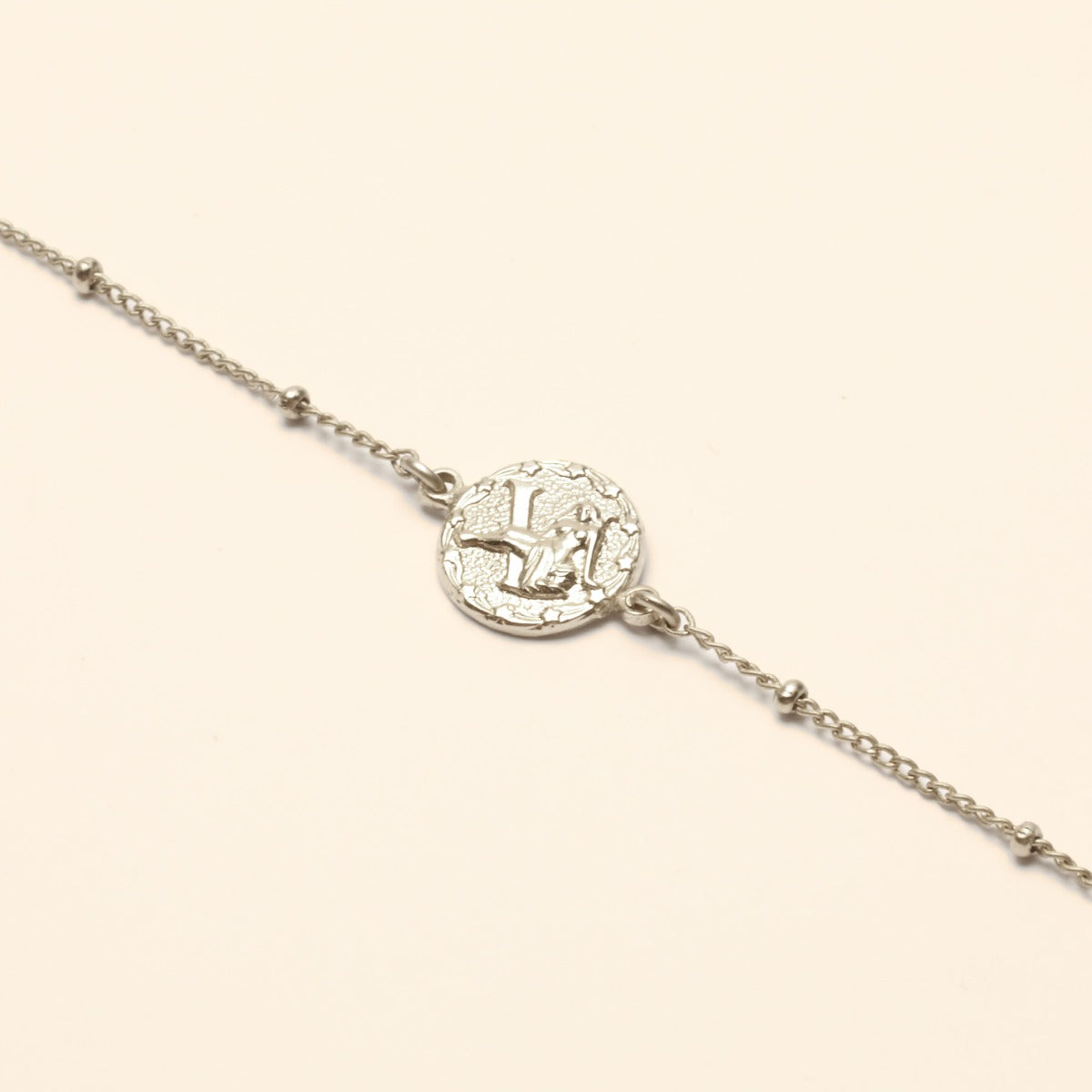 Collier ajustable signe astrologique vierge argent