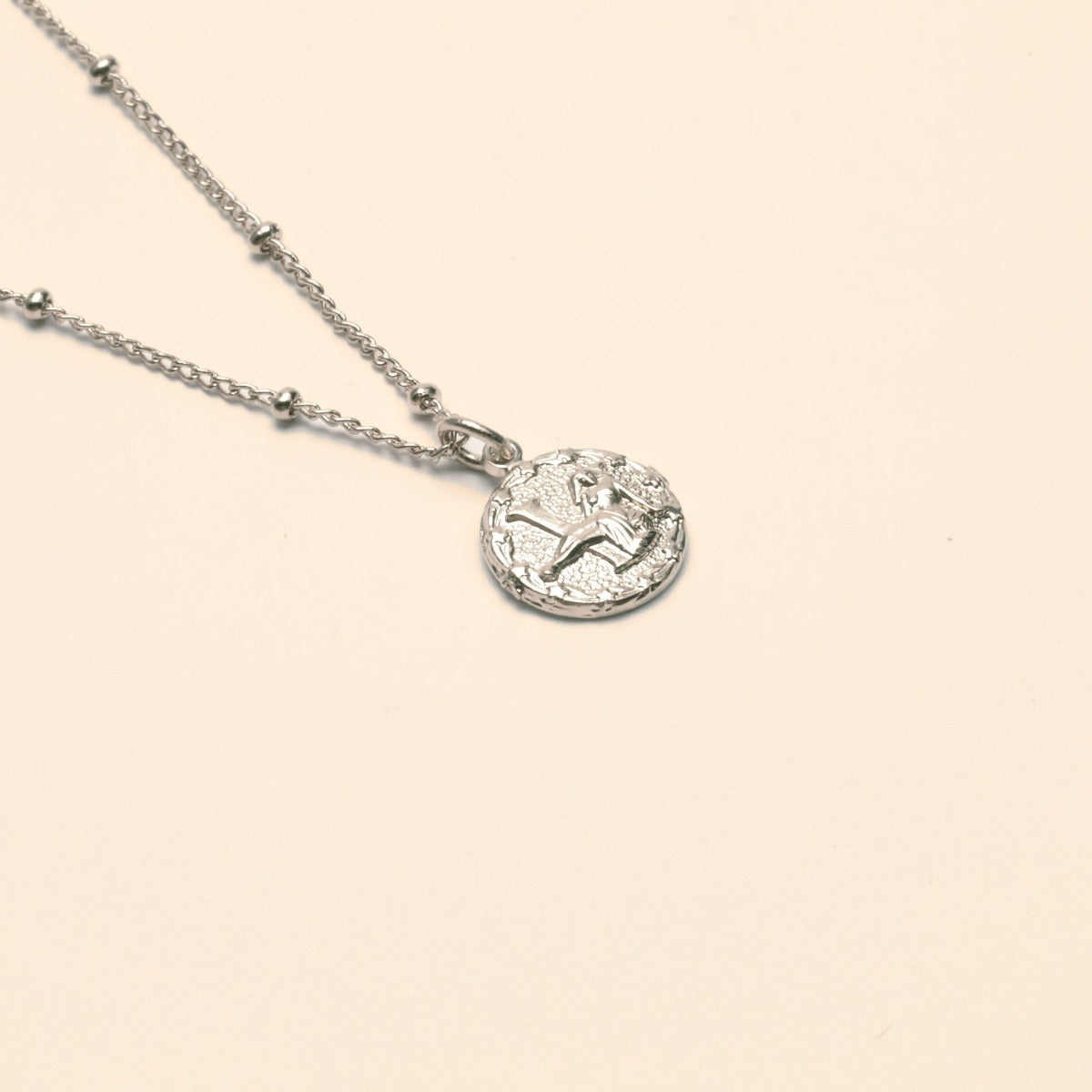 Collier signe zodiaque vierge argent