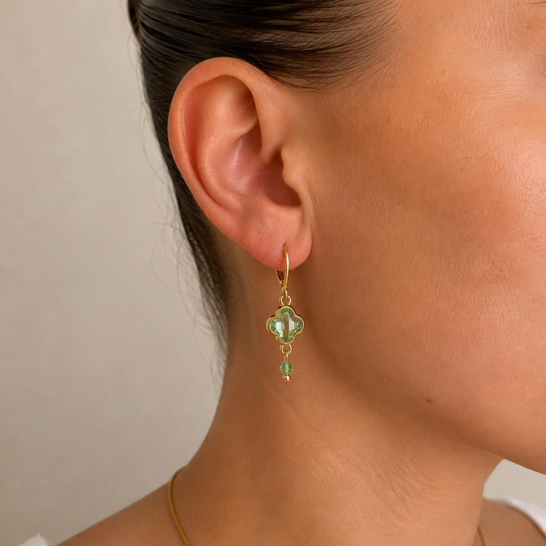 Boucles d’oreilles Trèfle Naya
