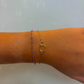 Bracelet Double Chaines Double Rond
