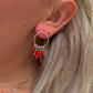 Boucles D'Oreilles Cercle Intemporel Pierre naturelle