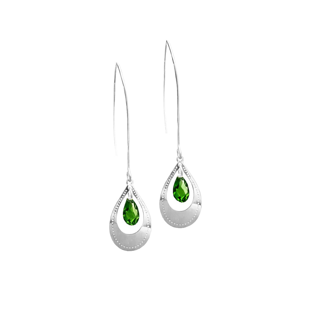 Boucles d'oreilles gouttes Cristal