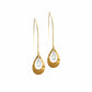 Boucles d'oreilles gouttes Cristal