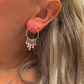 Boucles D'Oreilles Cercle Intemporel Pierre naturelle