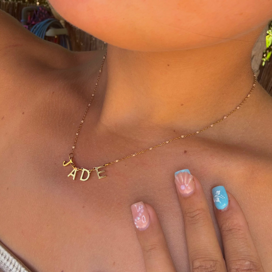 Collier Lettre Personnalisé