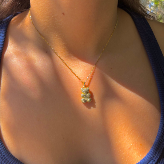 Collier Ourson Doré