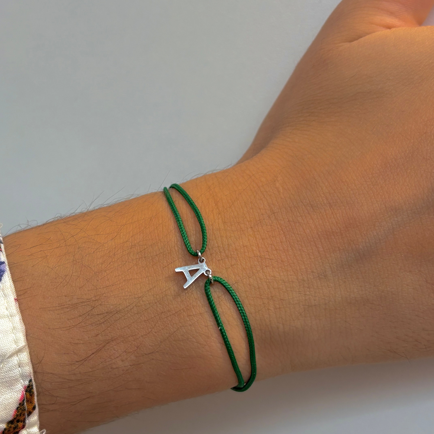 Bracelet Cordon Lettres Personnalisable 1 lettre