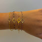 Bracelet Coloré Croix Romane