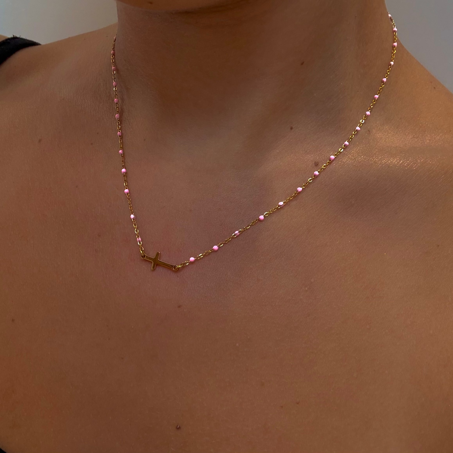 Collier Coloré Croix