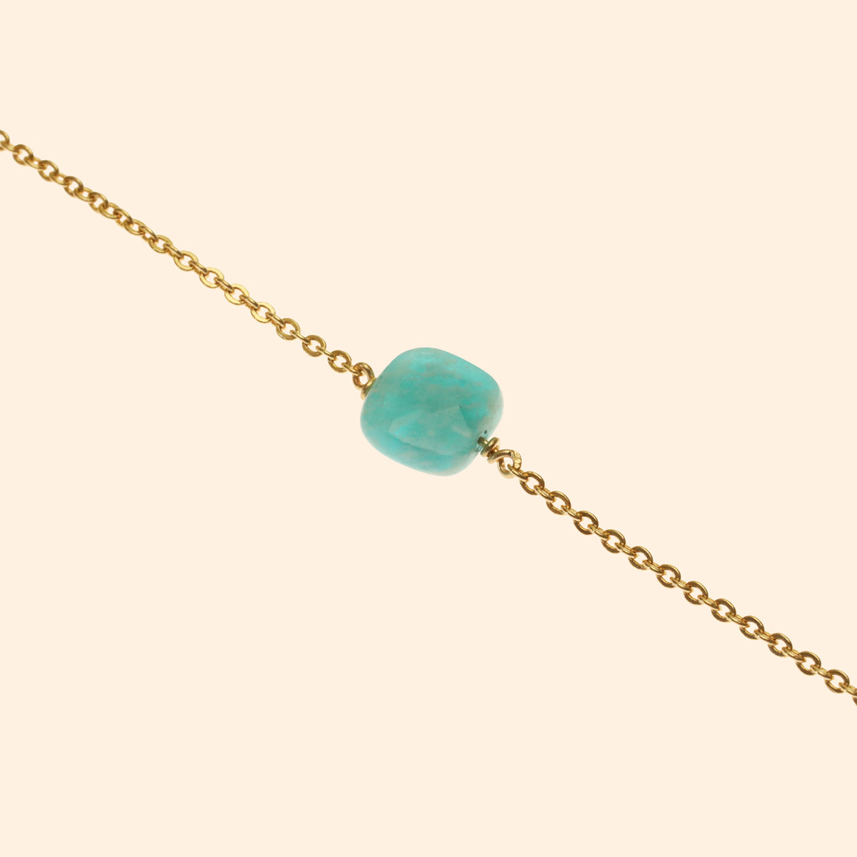 Bracelet chaine fine Emma pierre naturelle