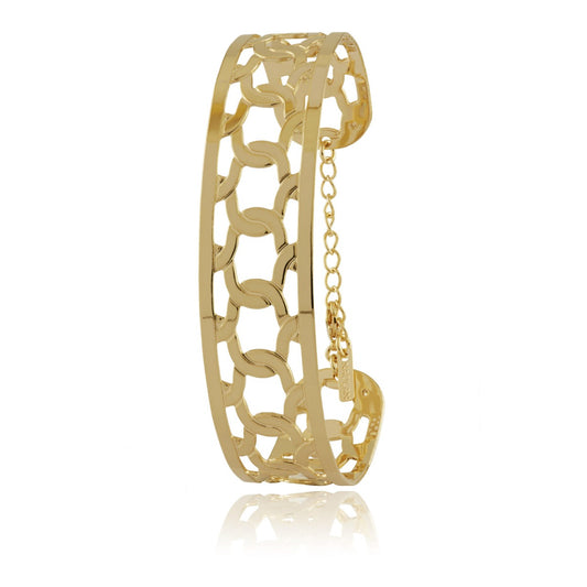 Bracelet jonc maillons or