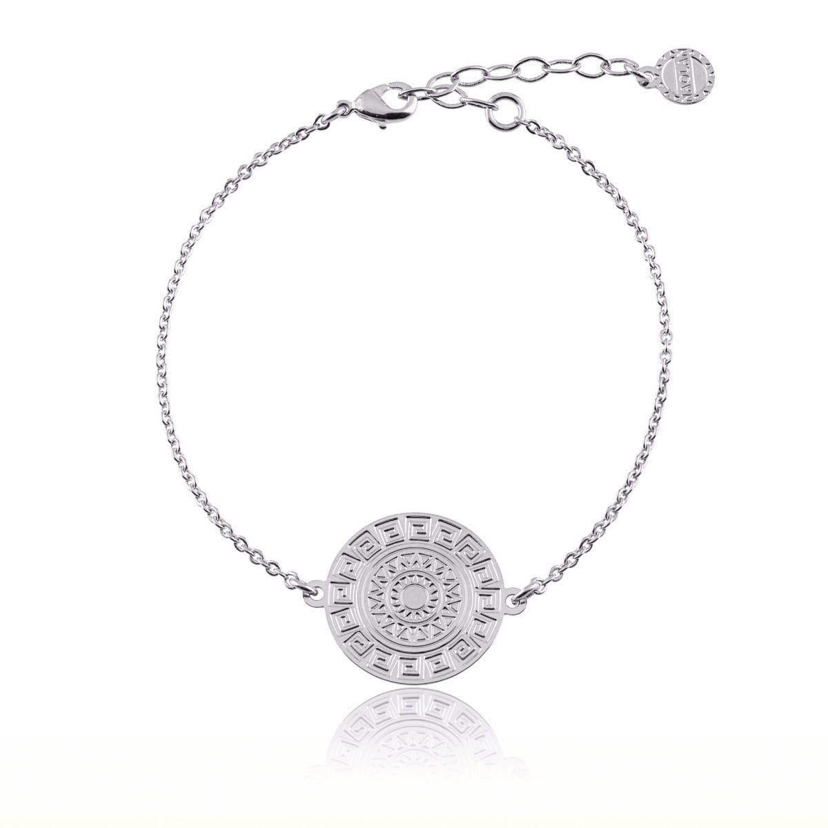Bracelet mayas argent ajustable