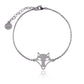 Bracelet renard argent